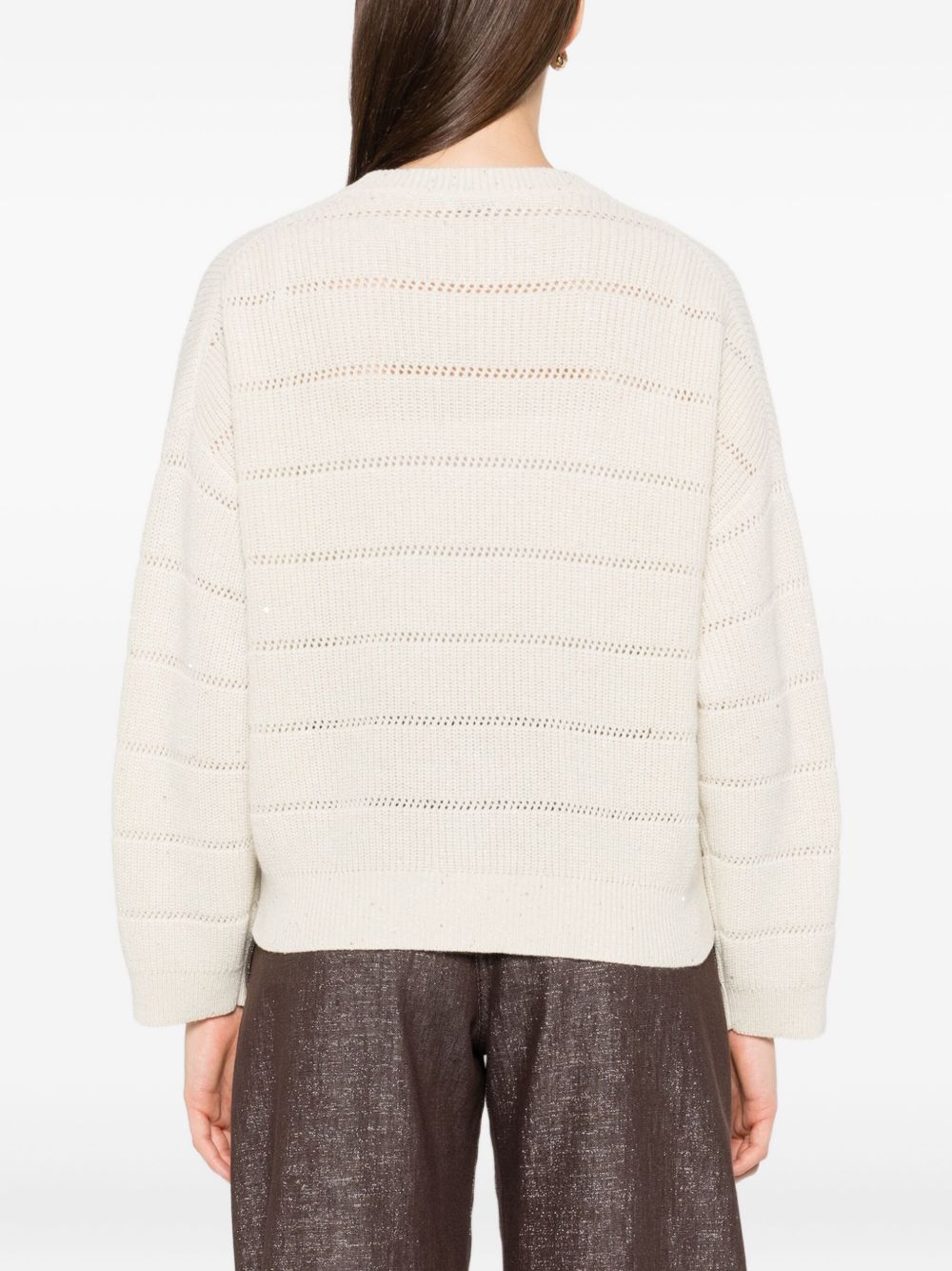 Brunello Cucinelli Sweaters Beige-Topwear-Brunello Cucinelli-M-Urbanheer