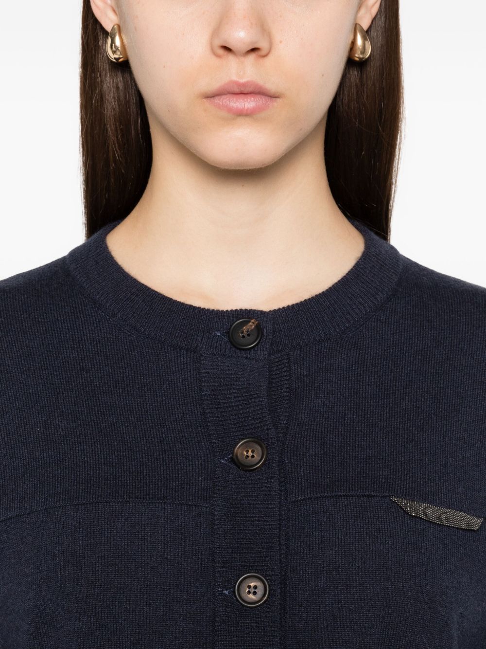 Brunello Cucinelli Sweaters Blue-Topwear-Brunello Cucinelli-L-Urbanheer