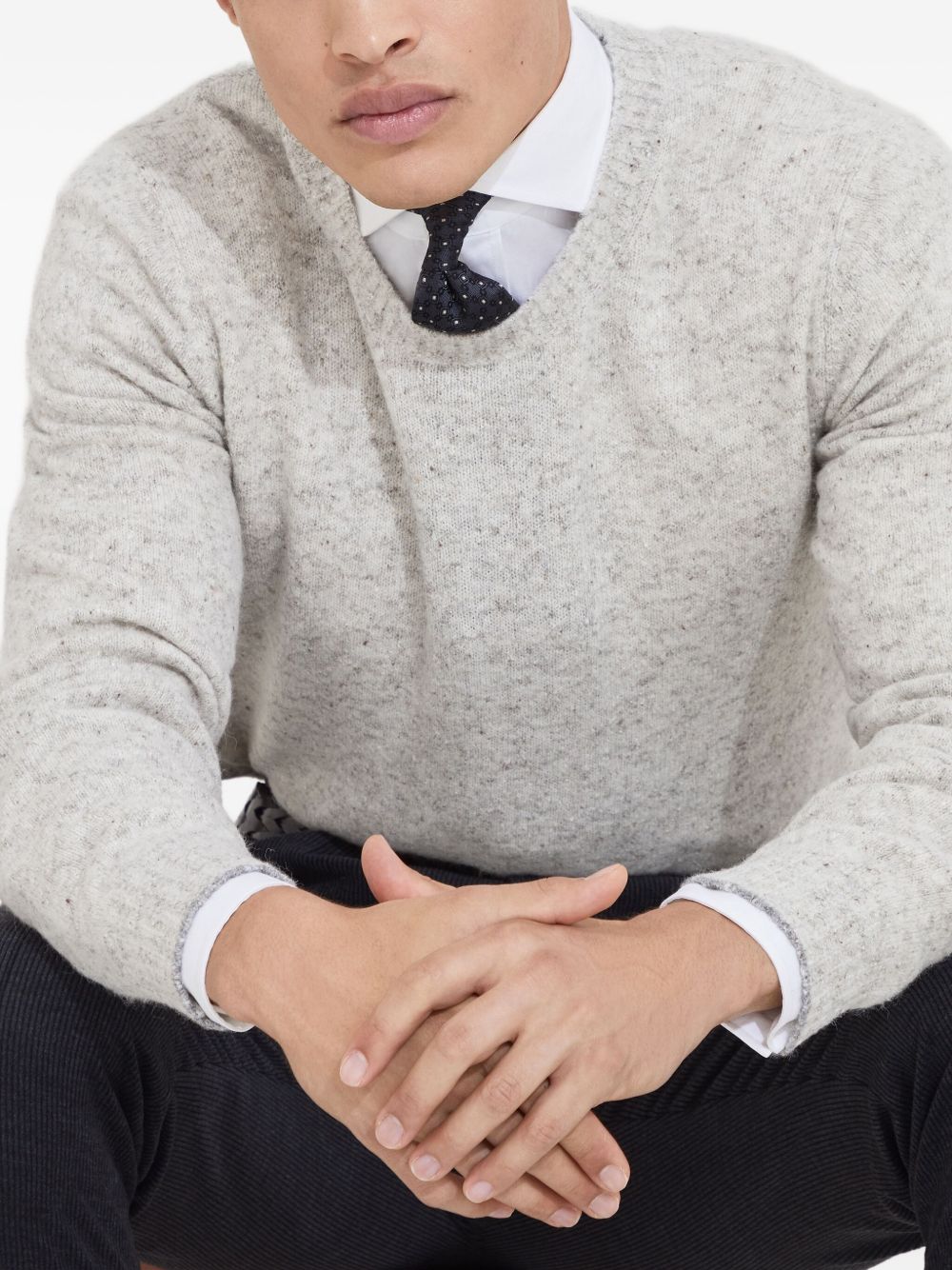 Brunello Cucinelli Sweaters Grey