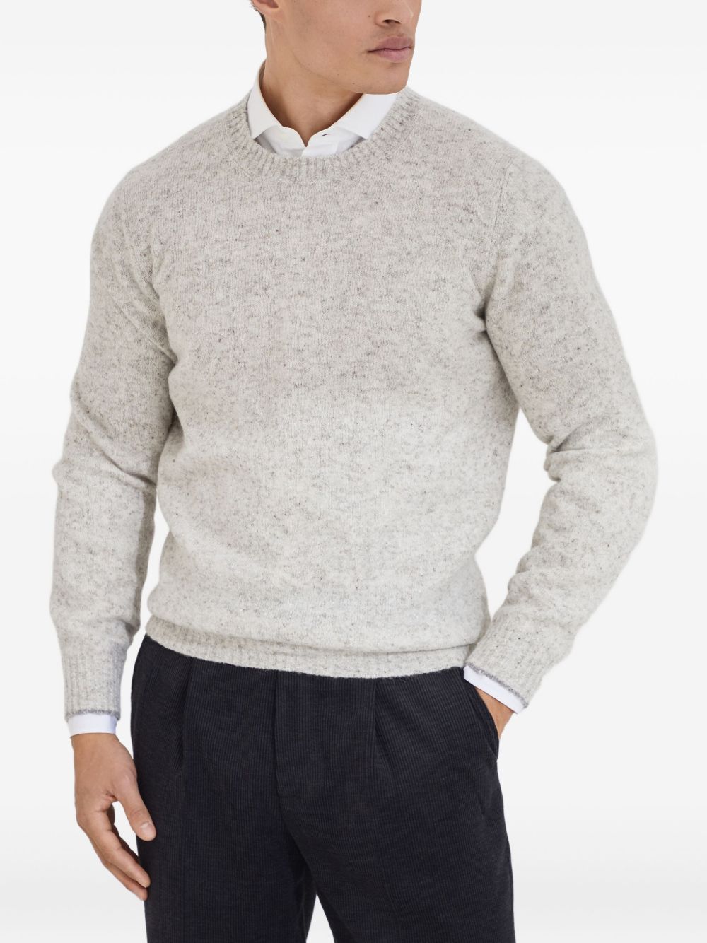 Brunello Cucinelli Sweaters Grey