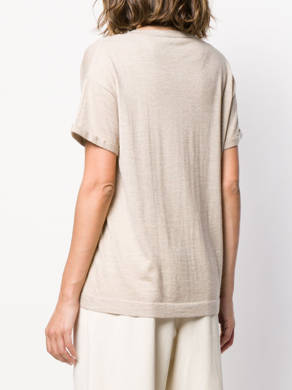 Brunello Cucinelli T-shirts and Polos Beige