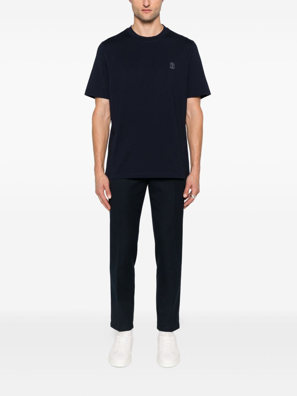 Brunello Cucinelli T-shirts and Polos Blue-Topwear-Brunello Cucinelli-3XL-Urbanheer