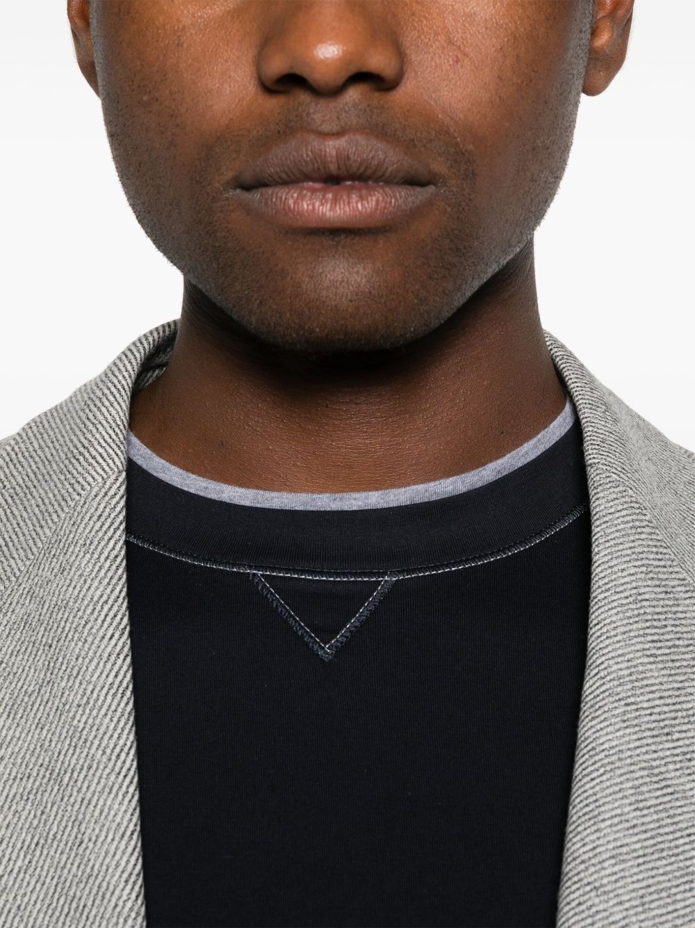 Brunello Cucinelli T-shirts and Polos Blue-Topwear-Brunello Cucinelli-L-Urbanheer