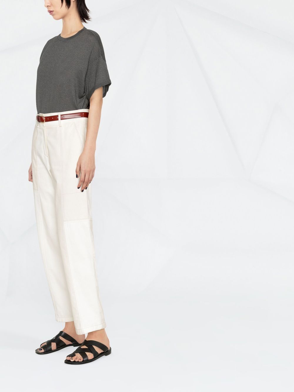 Brunello Cucinelli T-shirts and Polos Grey