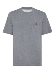 Brunello Cucinelli T-shirts and Polos Grey-Topwear-Brunello Cucinelli-L-Urbanheer