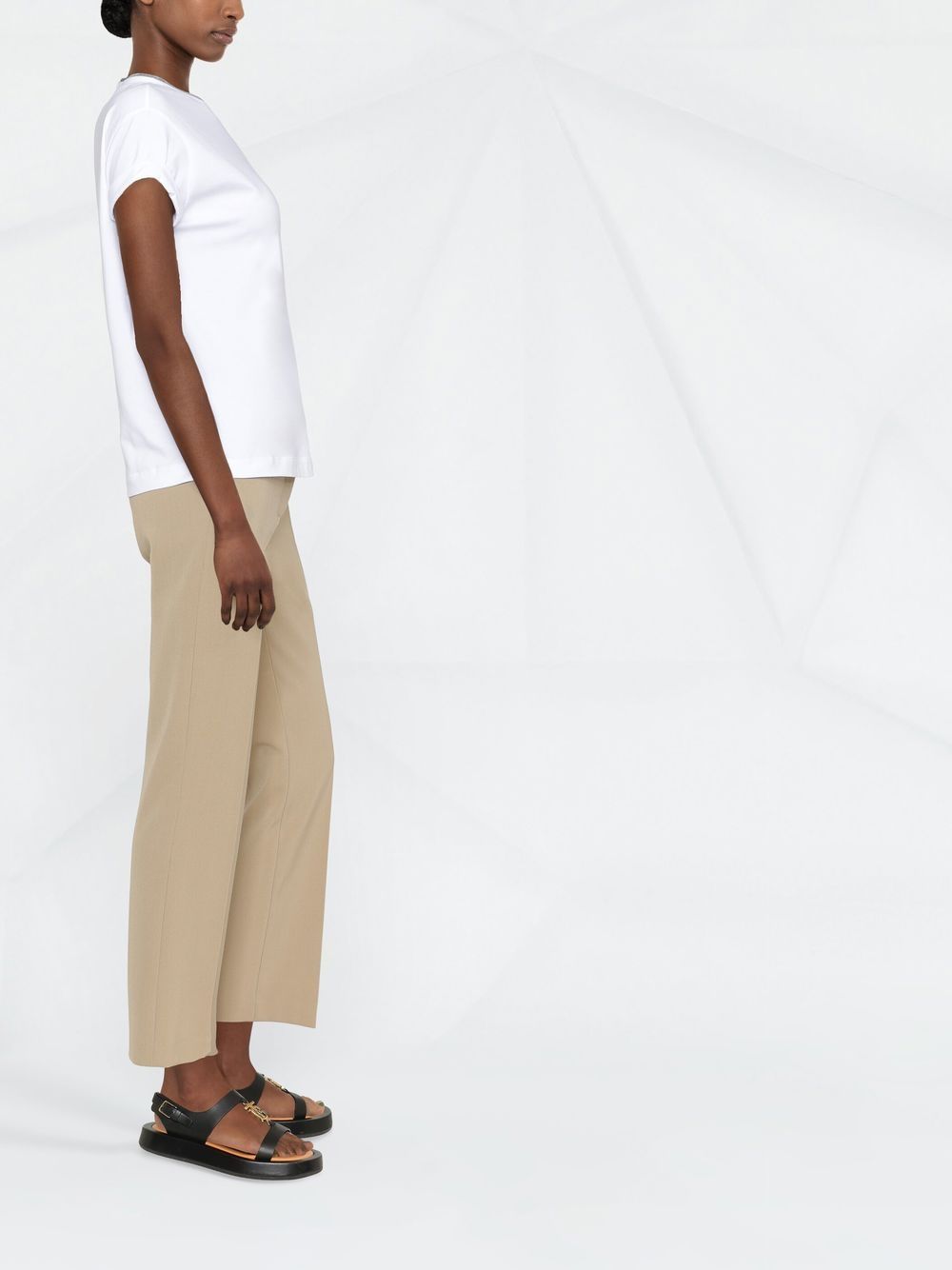 Brunello Cucinelli T-shirts and Polos White-Topwear-Brunello Cucinelli-L-Urbanheer