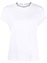 Brunello Cucinelli T-shirts and Polos White-Topwear-Brunello Cucinelli-L-Urbanheer