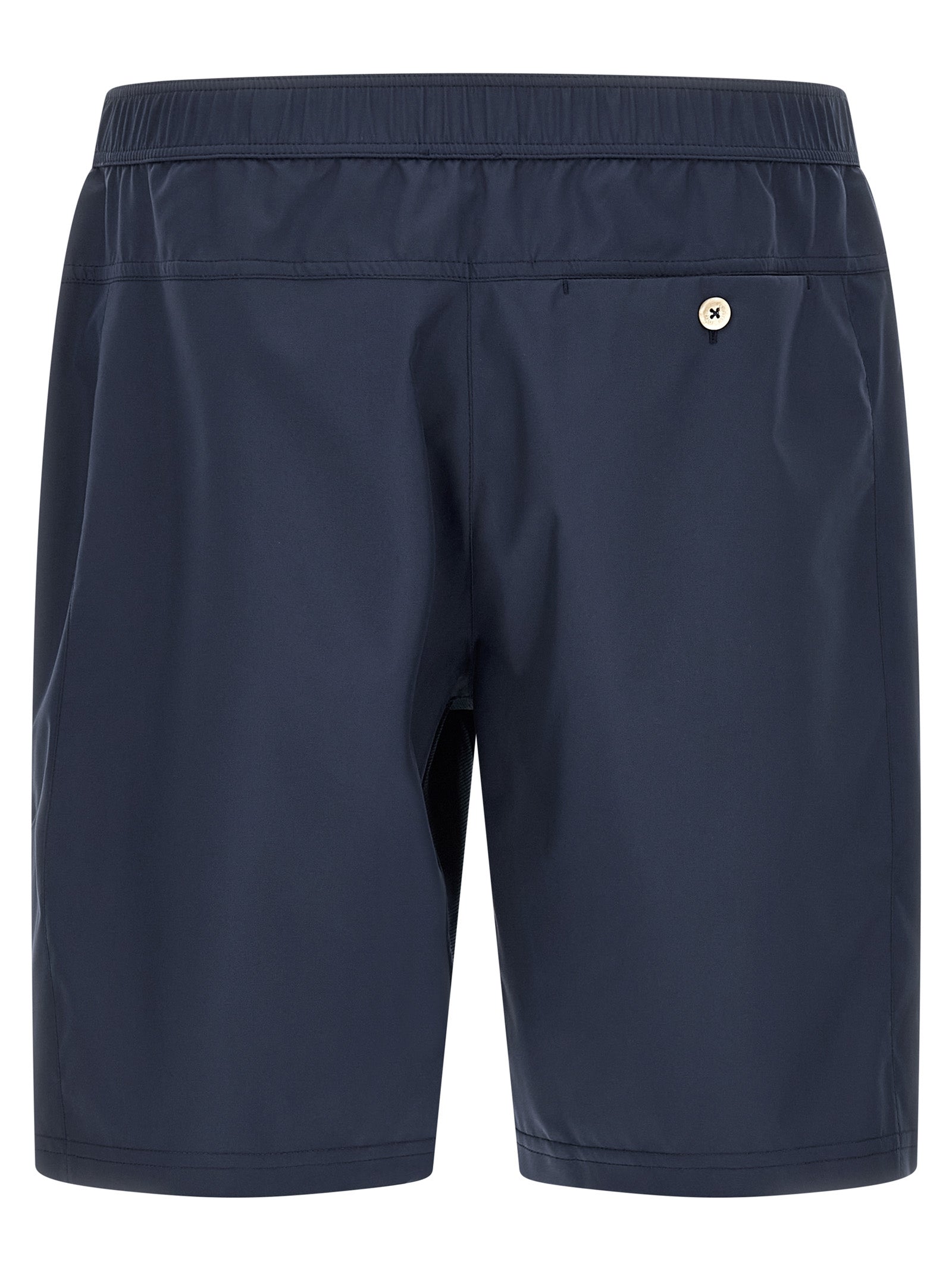 Nylon Tennis Bermuda Shorts with Breathable Mesh