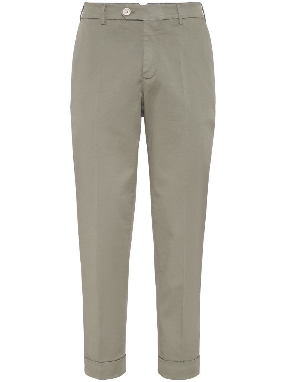 Brunello Cucinelli Trousers Green-Trousers-Brunello Cucinelli-46-Urbanheer