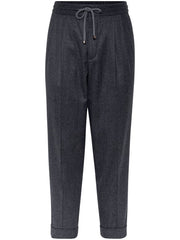 Brunello Cucinelli Trousers Grey-Trousers-Brunello Cucinelli-46-Urbanheer