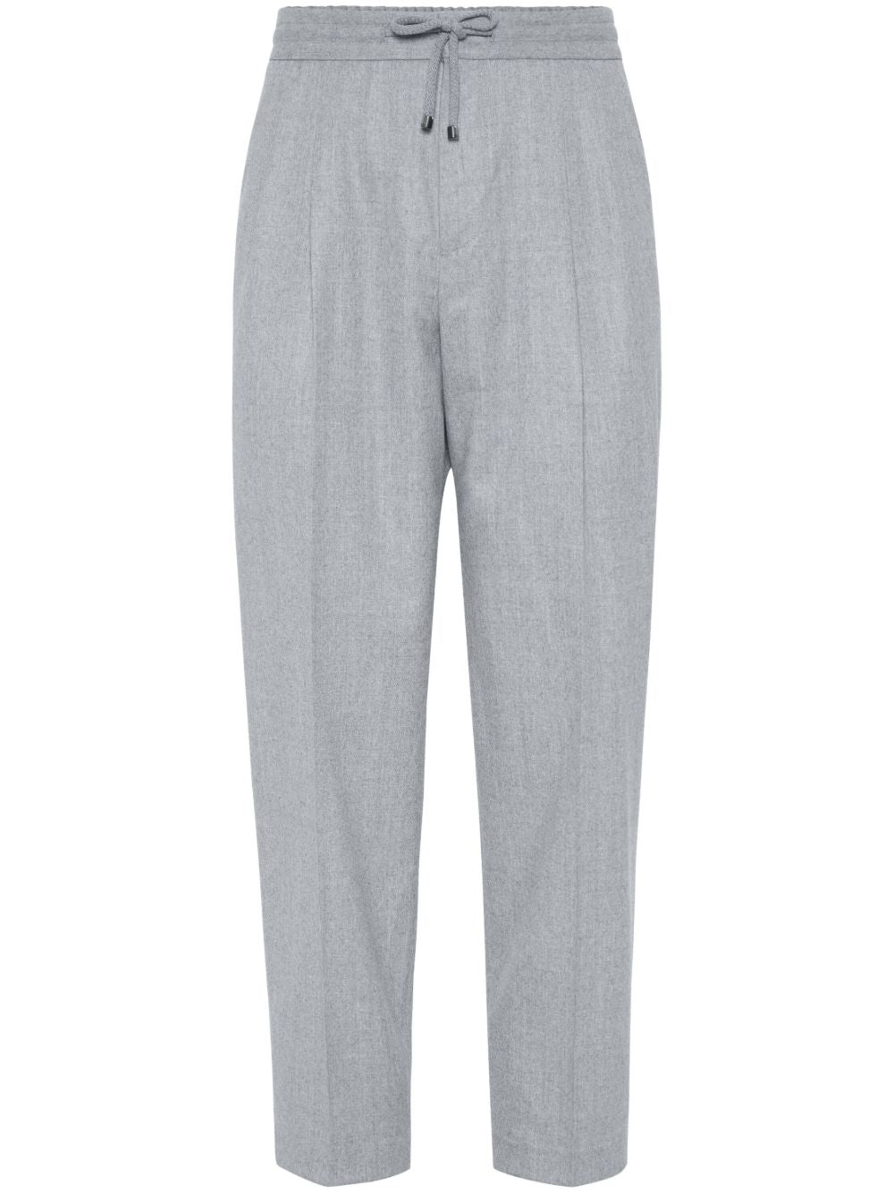 Brunello Cucinelli Trousers Light Grey-Trousers-Brunello Cucinelli-46-Urbanheer