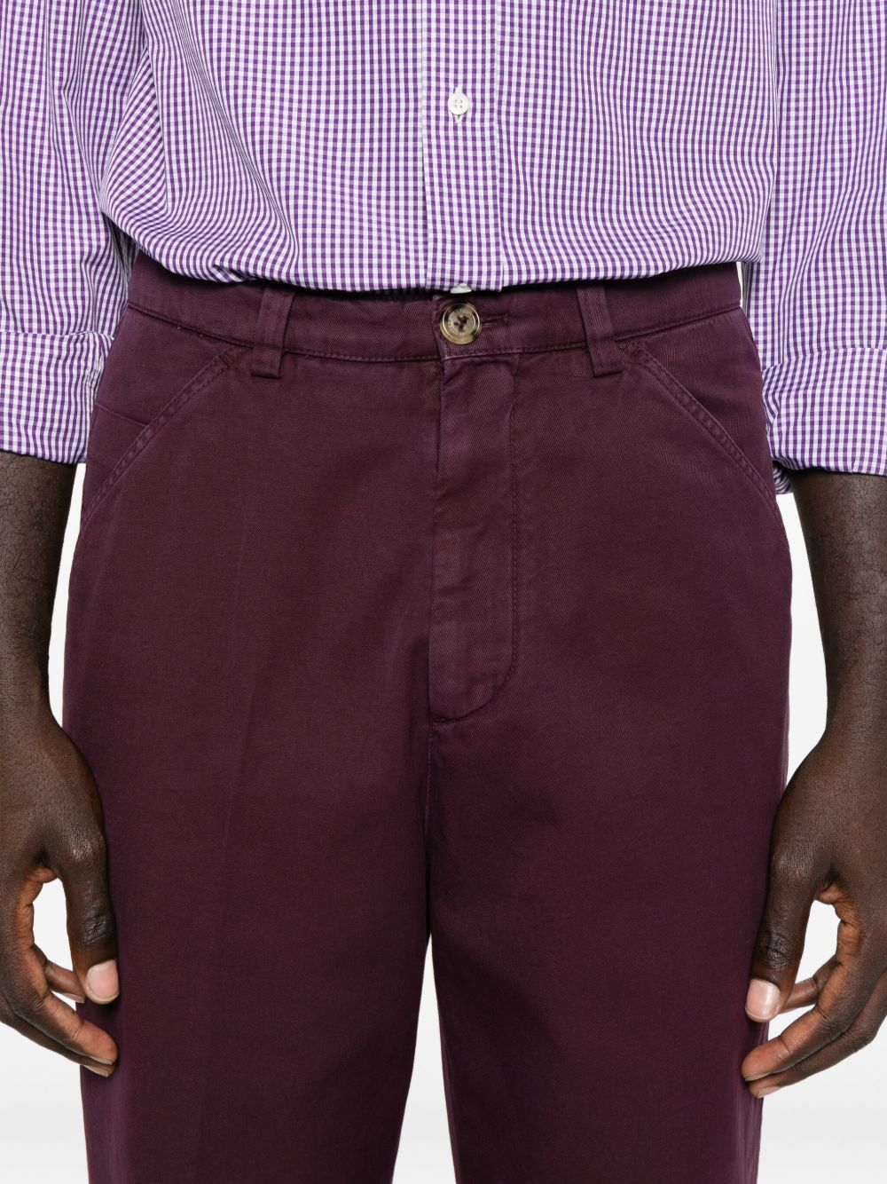 Brunello Cucinelli Trousers Purple