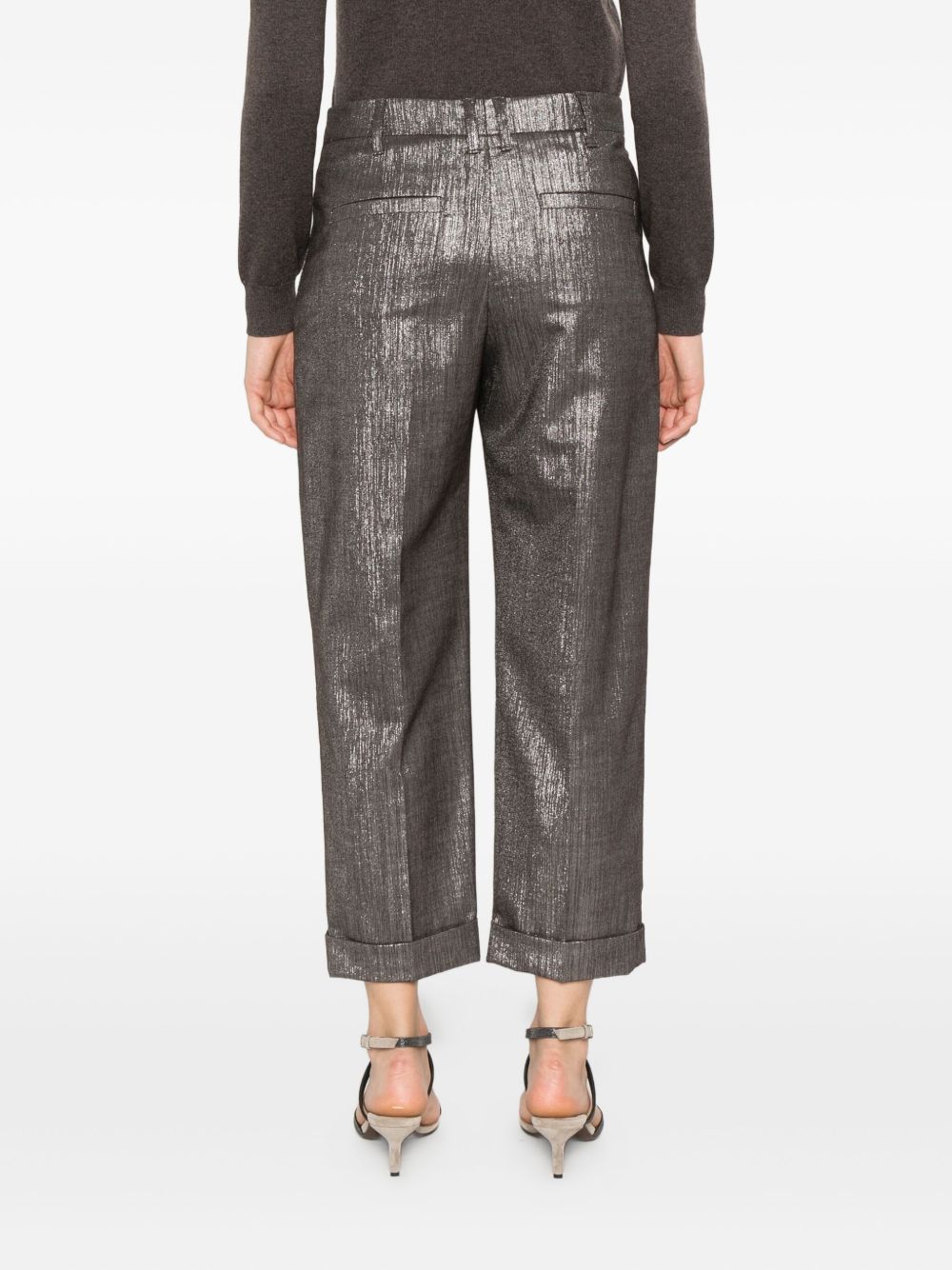 Brunello Cucinelli Trousers Silver