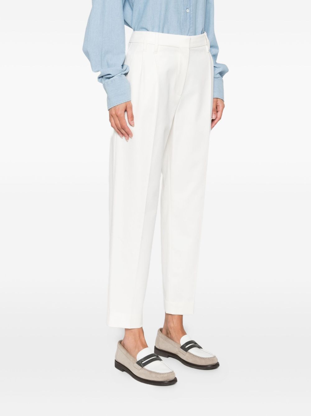 Brunello Cucinelli Trousers White
