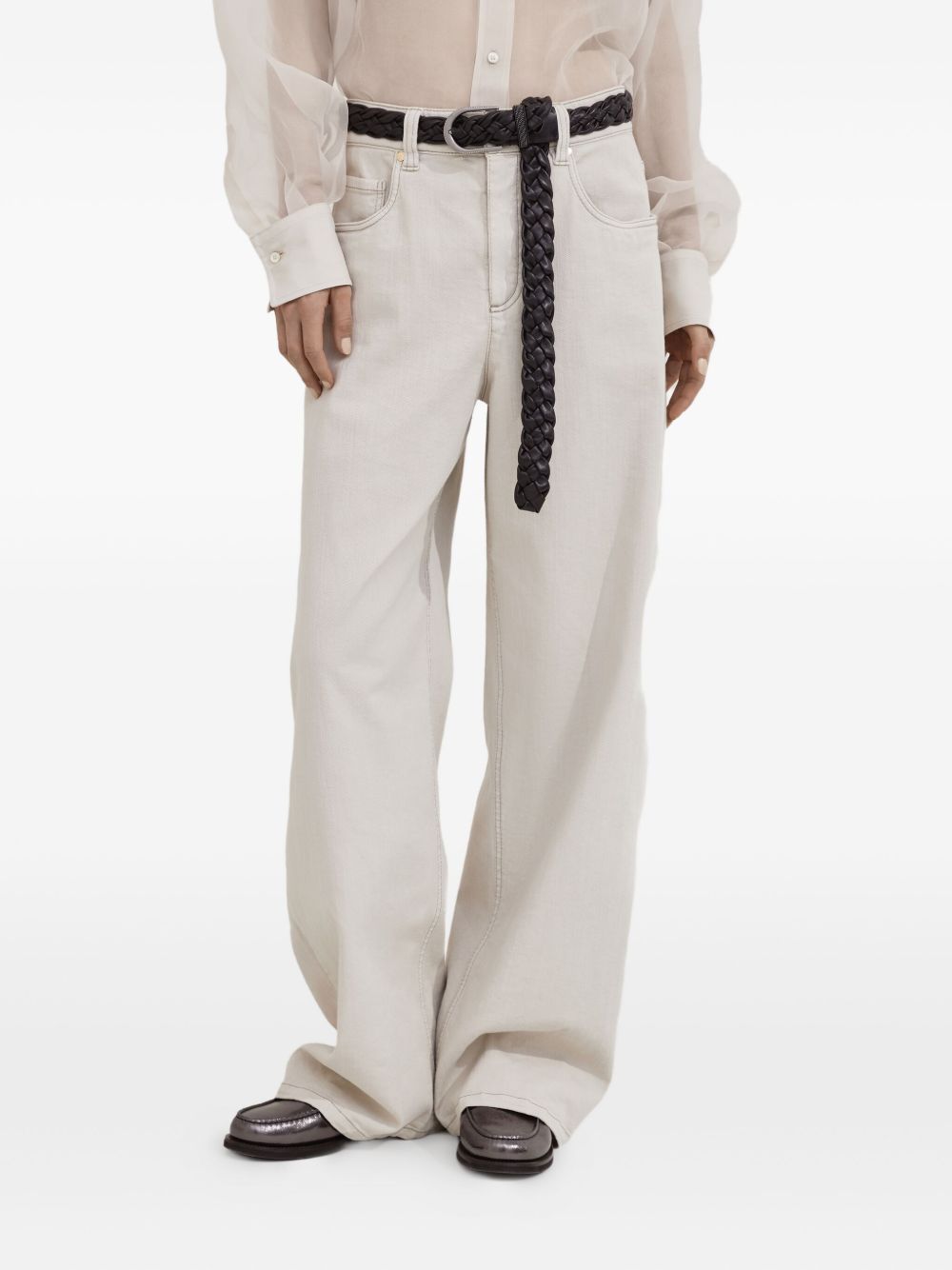 Brunello Cucinelli Trousers White