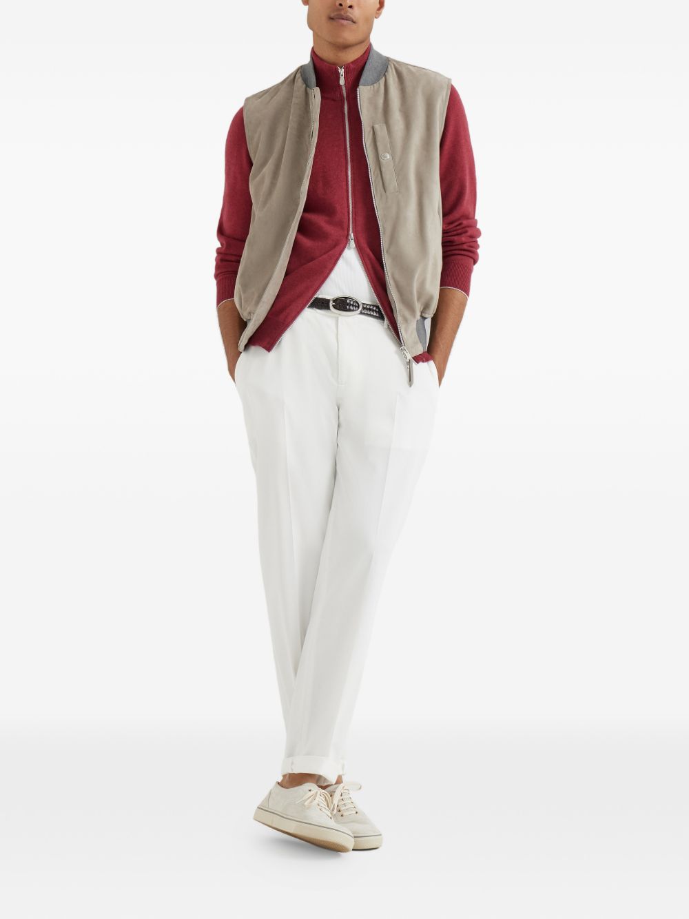 Brunello Cucinelli Trousers White