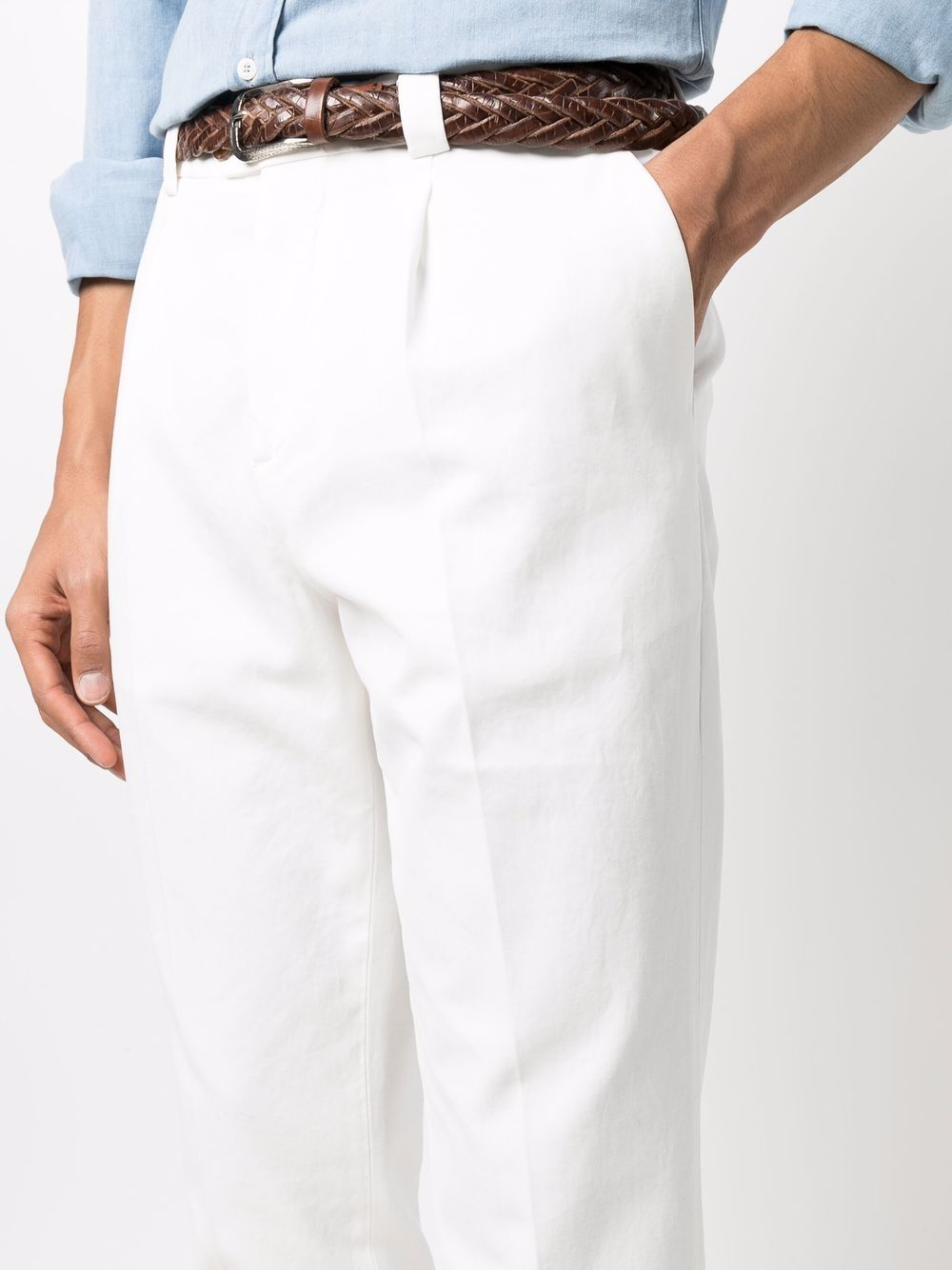Brunello Cucinelli Trousers White-Trousers-Brunello Cucinelli-52-Urbanheer