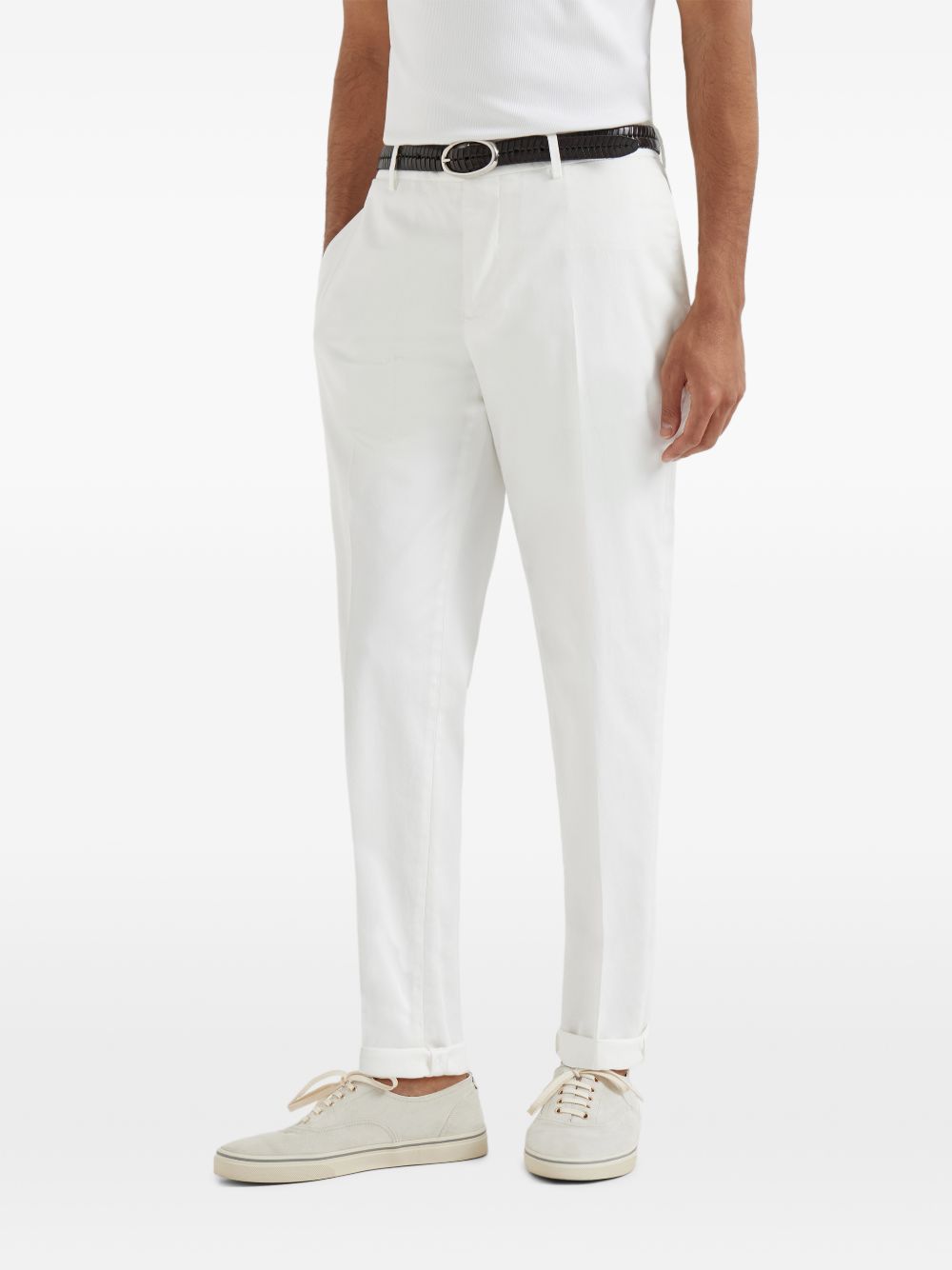 Brunello Cucinelli Trousers White