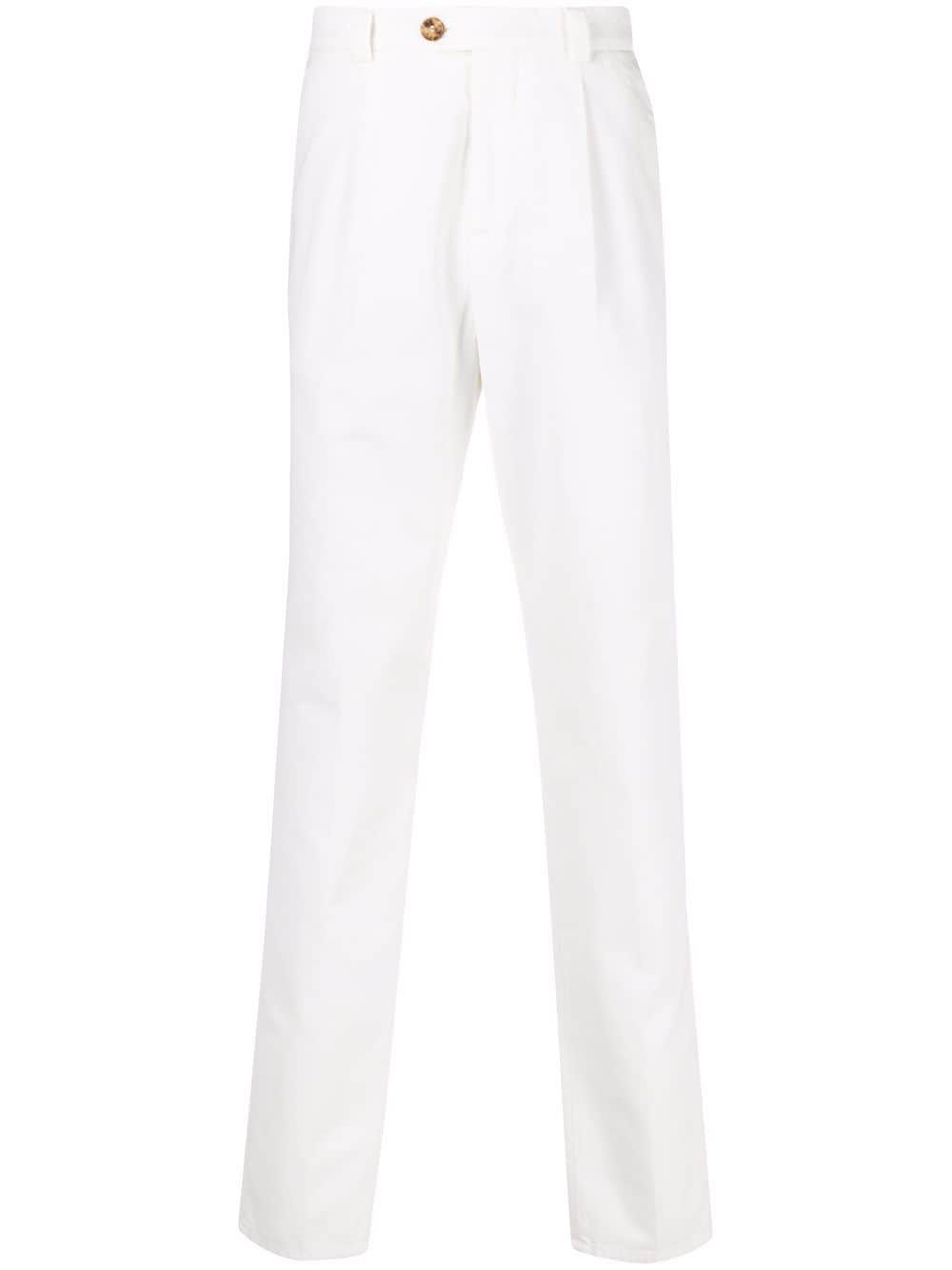 Brunello Cucinelli Trousers White-Trousers-Brunello Cucinelli-52-Urbanheer