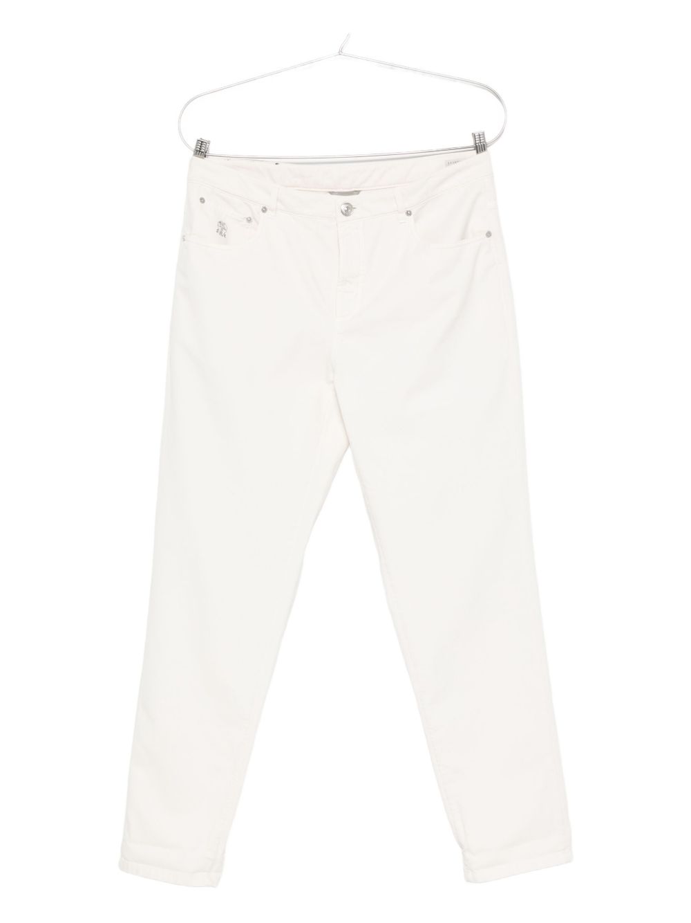 Brunello Cucinelli Trousers White-Trousers-Brunello Cucinelli-50-Urbanheer