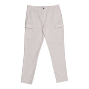 Brunello Cucinelli White Cotton Cargo Pants