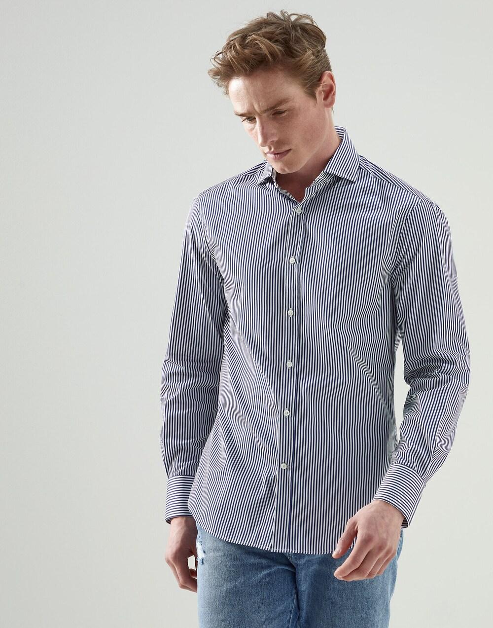 Brunello Cucinelli White Cotton Dress Shirt
