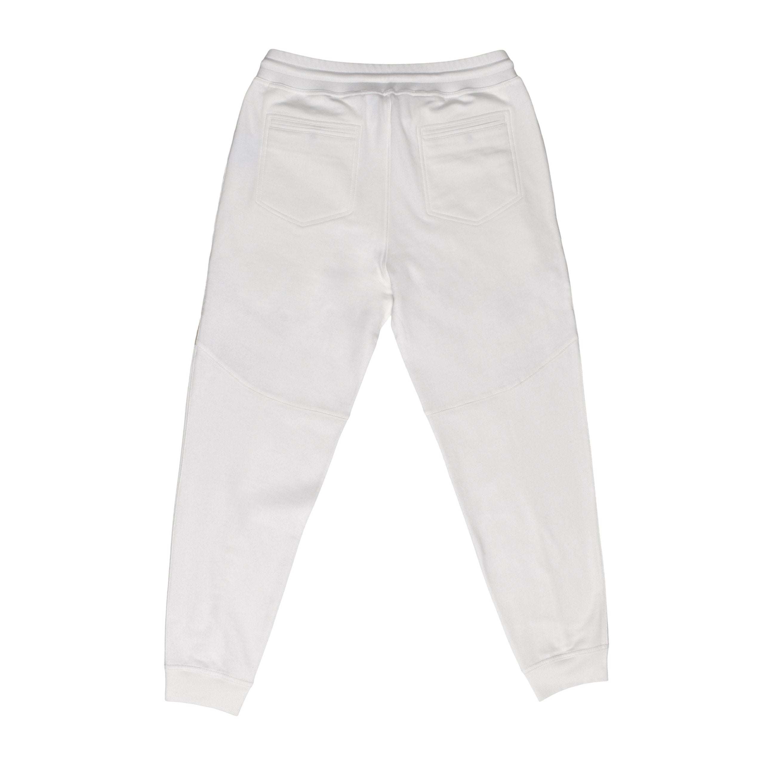 Brunello Cucinelli White Cotton Joggers (Workout Pants)