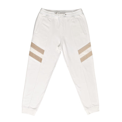 Brunello Cucinelli White Cotton Joggers (Workout Pants)