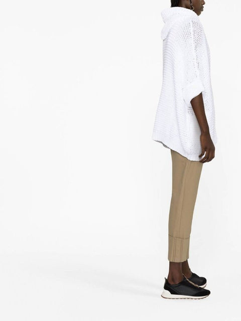 Brunello Cucinelli White Cotton Shell Jacket