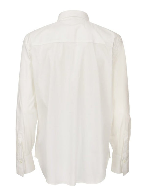 Brunello Cucinelli White Cotton Shirt