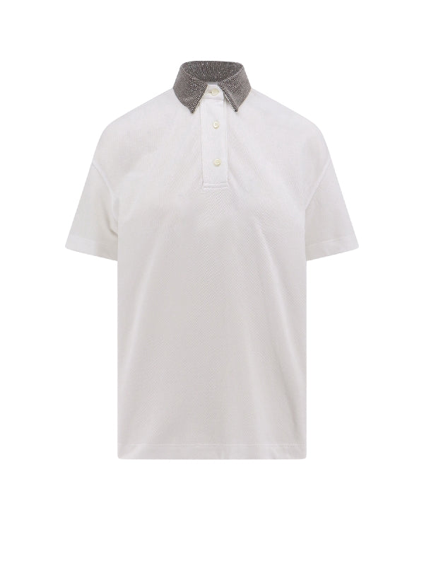 Brunello Cucinelli White Cotton T-Shirt