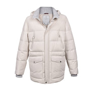 Brunello Cucinelli White Polyamide Full-Length Jacket