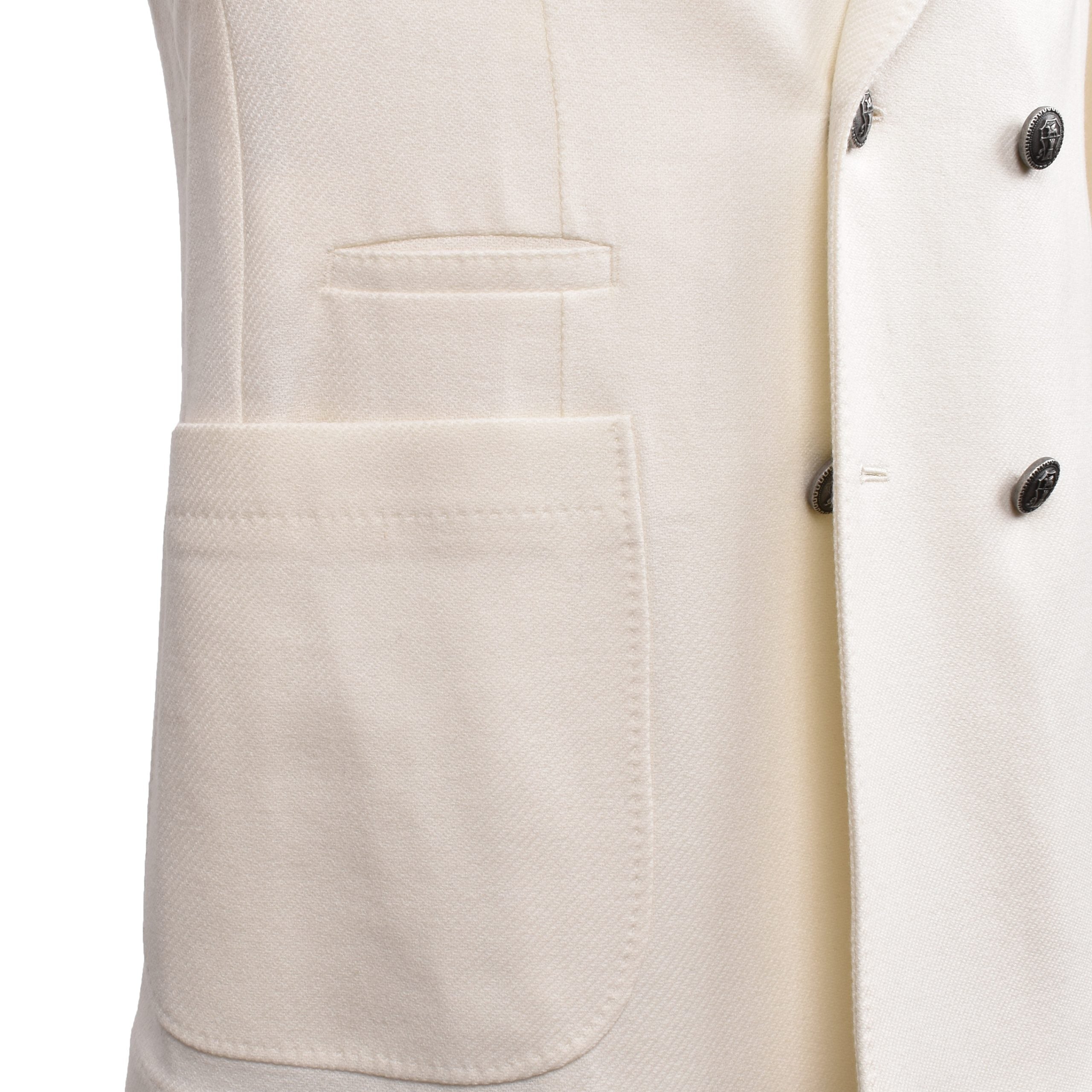 Brunello Cucinelli White Wool Blazer