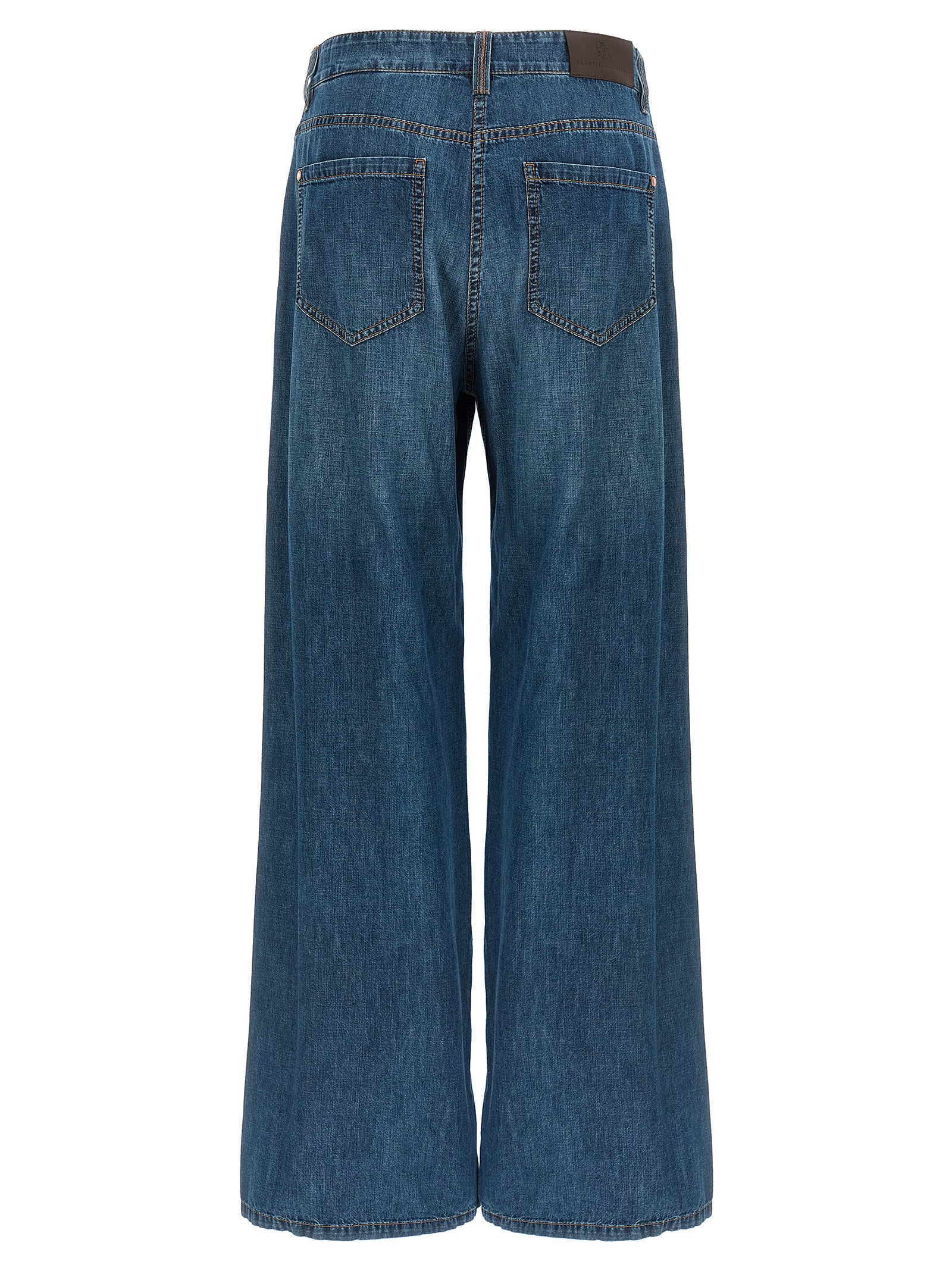 Brunello Cucinelli Wide Leg Jeans
