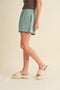 Brush-Soft High Waisted Sweat Shorts Sage-Shorts-Kimberly C-S-Sage-Urbanheer