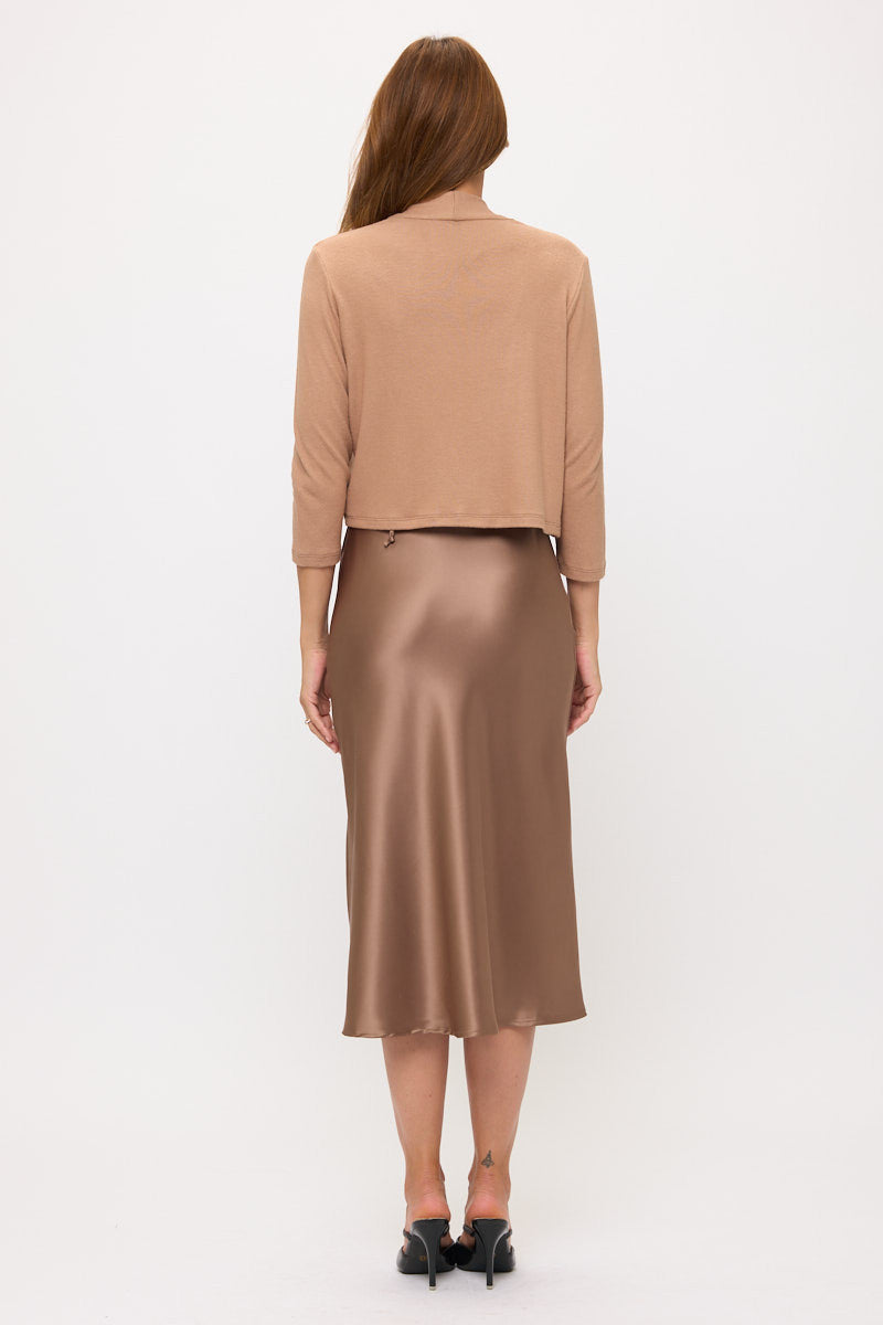 Brushed Knit Cashmere Bolero-3