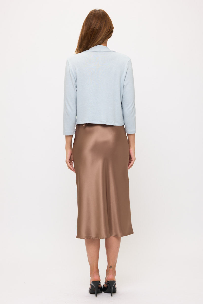 Brushed Knit Cashmere Bolero-4