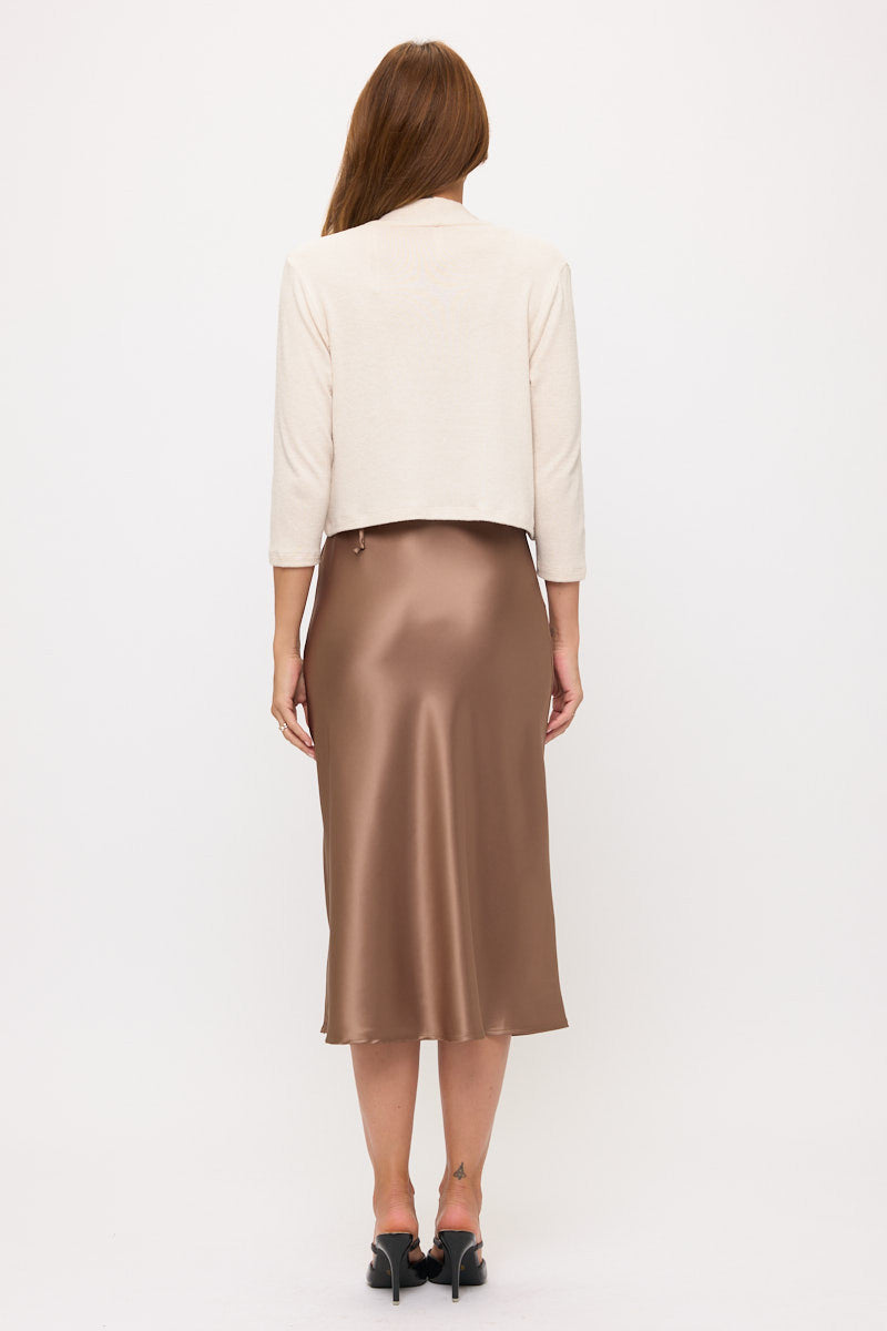 Brushed Knit Cashmere Bolero-3