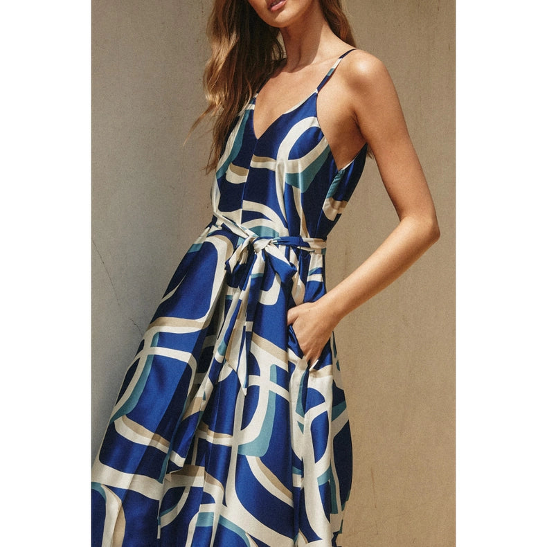 Bubble Bliss Extra Flared Maxi Dress-Dress-Dress Forum-S-BELLWETHER BLUE-Urbanheer