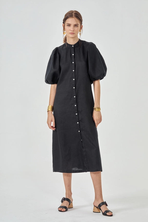 Bubble Dress - Black-Dress-Lanhtropy-XS-Black-Urbanheer