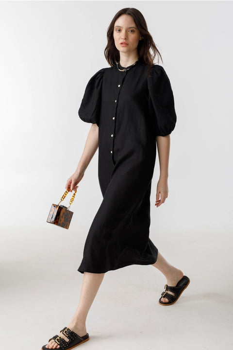 Bubble Dress - Black-Dress-Lanhtropy-XS-Black-Urbanheer