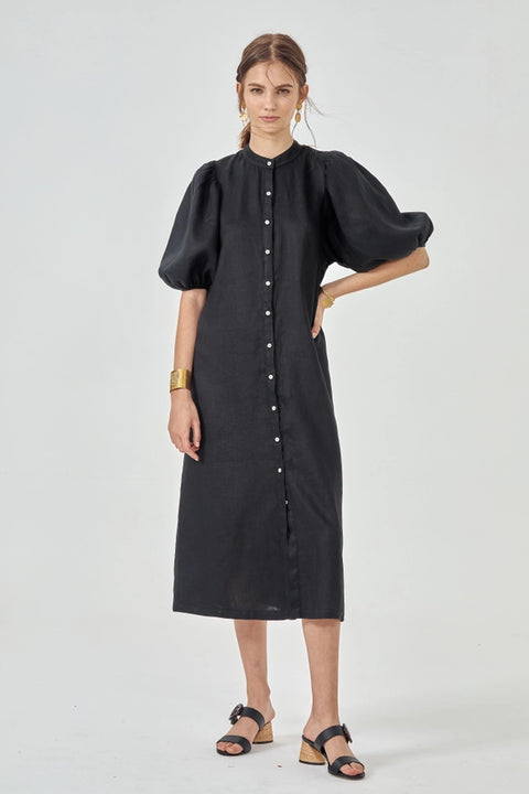 Bubble Dress - Black-Dress-Lanhtropy-XS-Black-Urbanheer