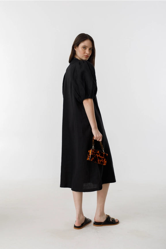 Bubble Dress - Black-Dress-Lanhtropy-XS-Black-Urbanheer