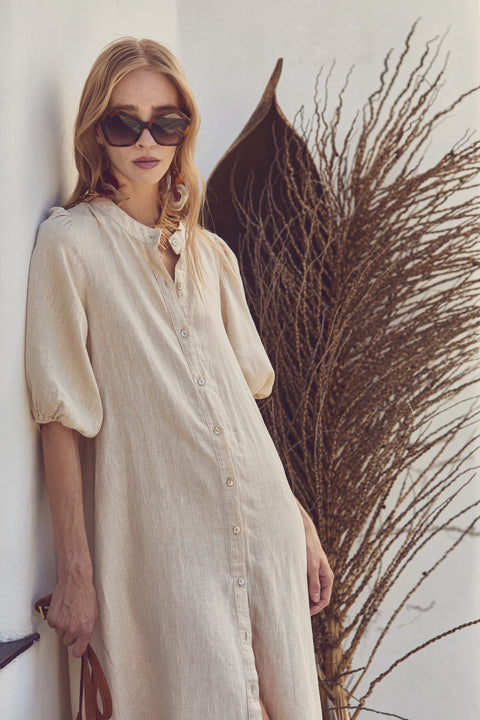 Bubble Dress - Natural