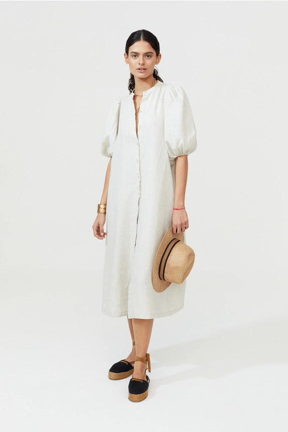 Bubble Dress - Natural-Dress-Lanhtropy-XS-Natural-Urbanheer