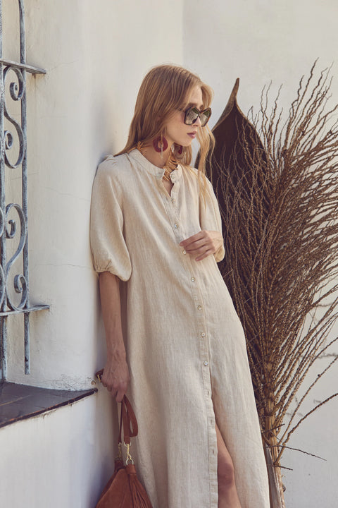 Bubble Dress - Natural
