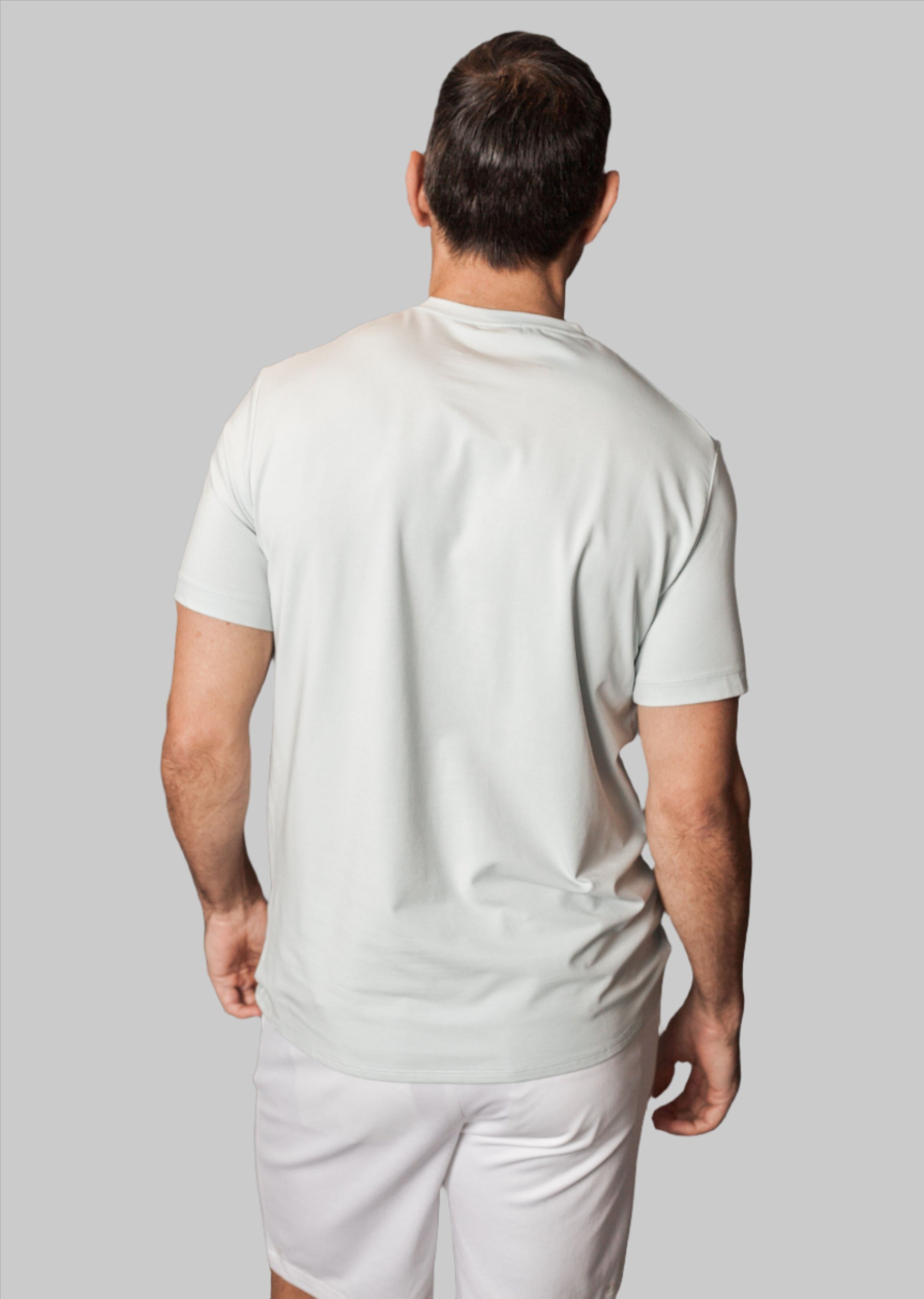 Buki Cinqo Crew Neck T-Shirt - Ice Flow