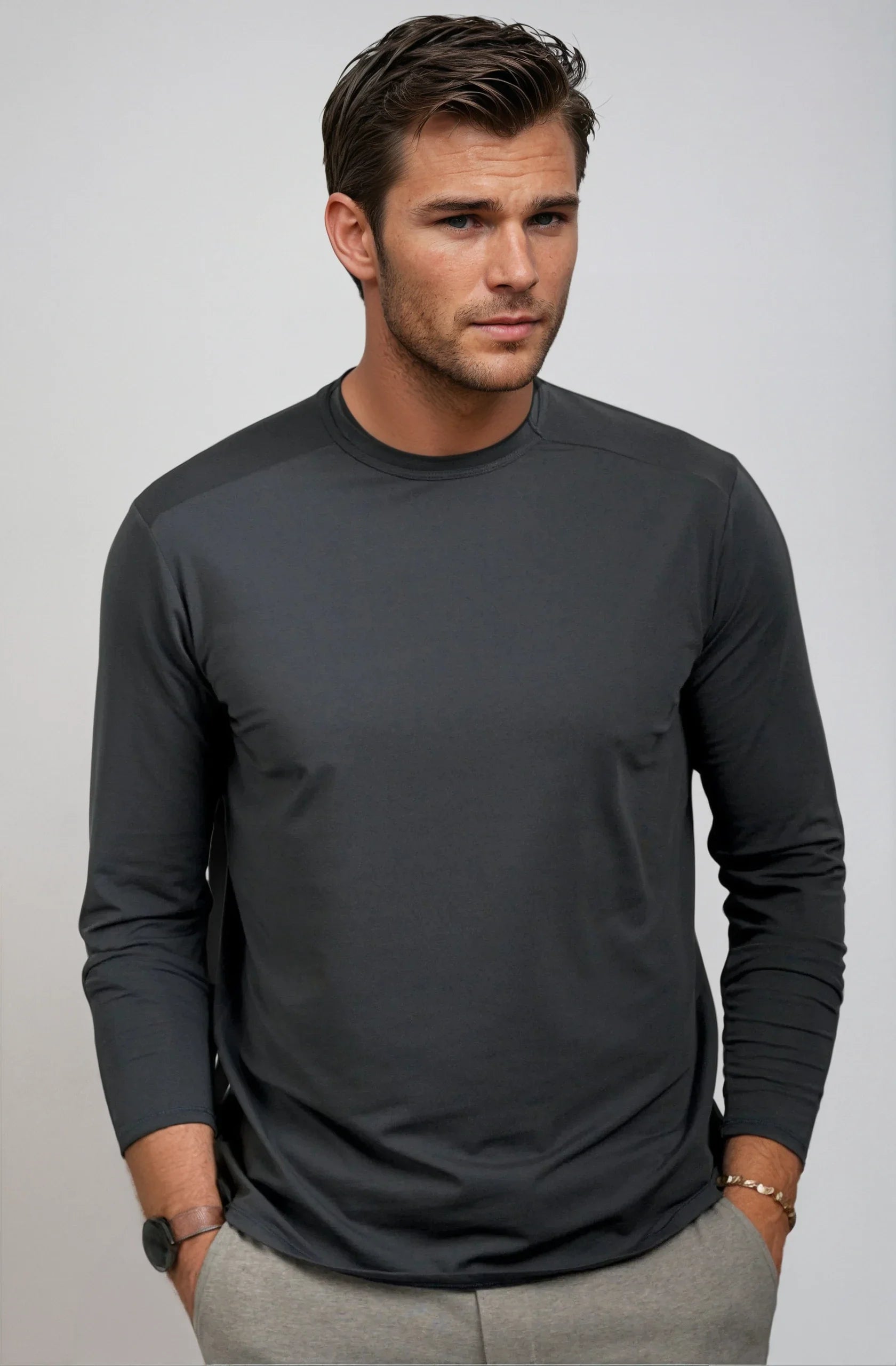 Buki Cinqo Long Sleeve T-Shirt - Blue Night