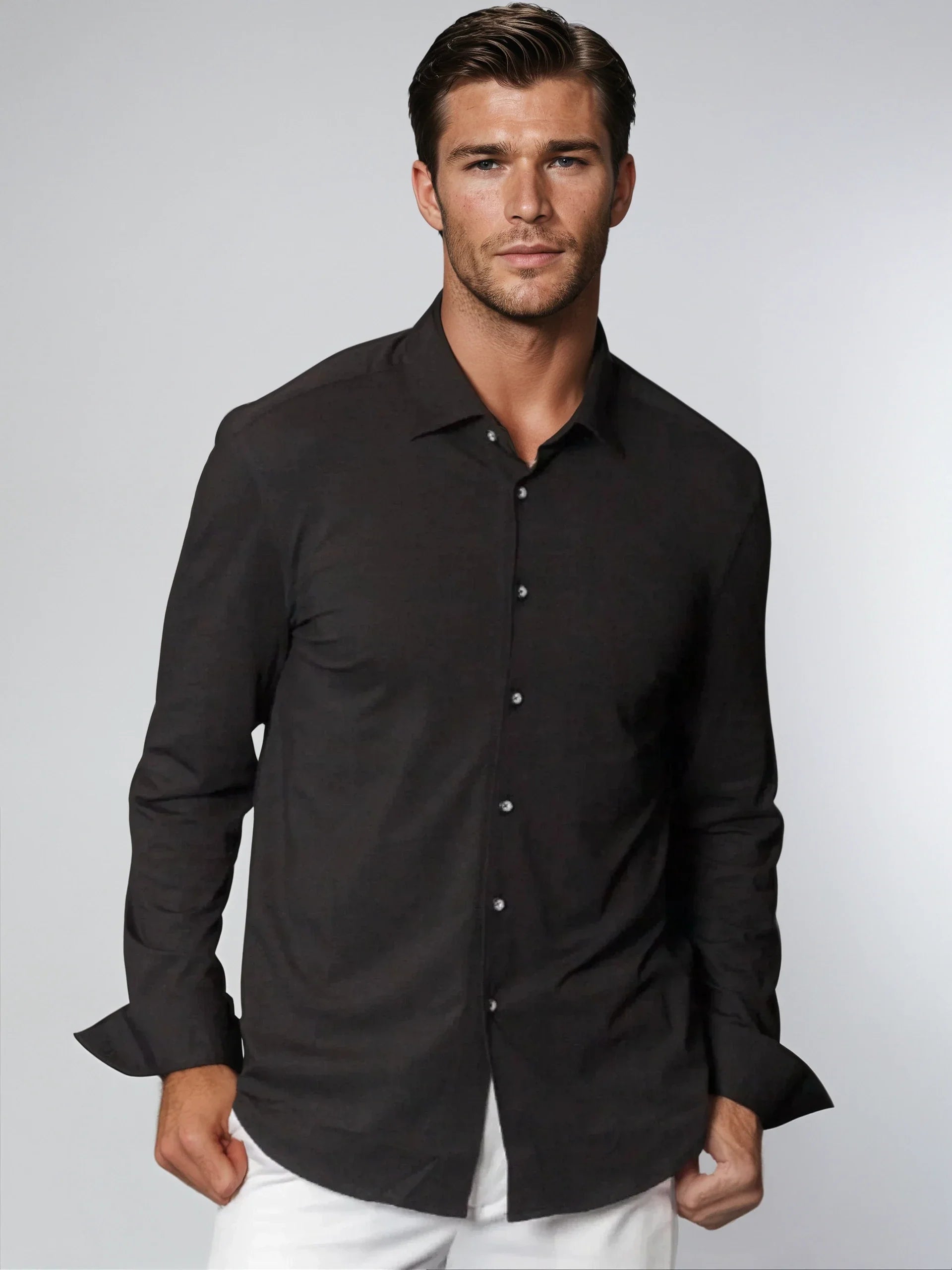 Buki Cinqo 'Single Shot' Long Sleeve Shirt - Black