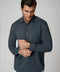 Buki Cinqo 'Single Shot' Long Sleeve Shirt - Blue Night